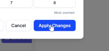 The 'Apply Changes' button